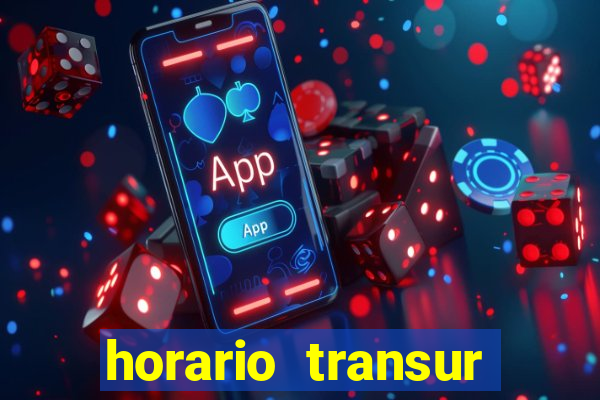 horario transur roleta santos dumont juiz de fora